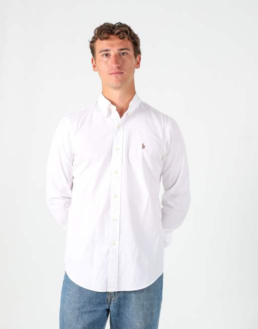 Vintage Polo Ralph Lauren s long sleeve shirt in white