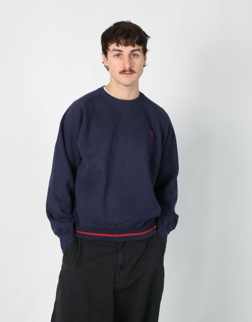Vintage Polo Ralph Lauren s sweatshirt in navy blue