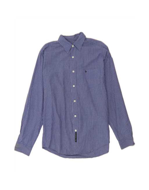 Vintage Polo Ralph Lauren Shirt Large In Blue Check