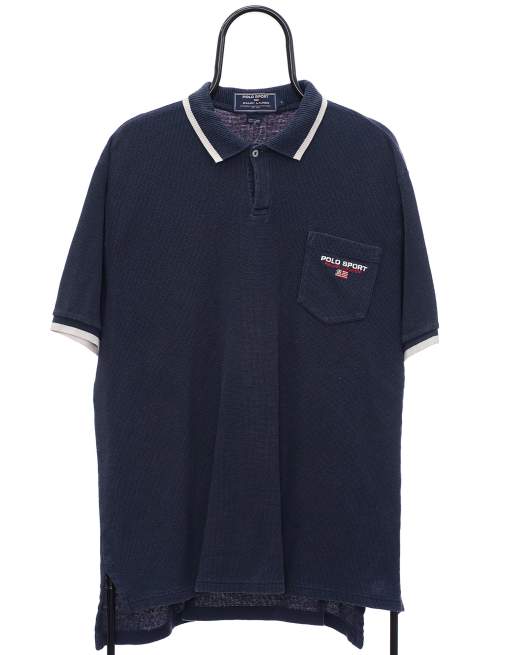 Vintage Polo Ralph Lauren size L polo shirt in navy