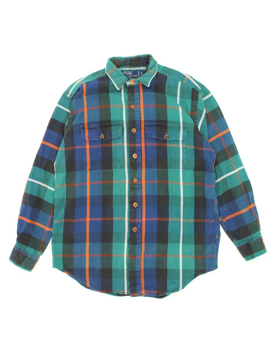Vintage Polo Ralph Lauren Size M Check Shirt in Multicoloured