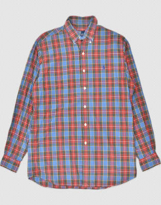 Vintage Polo Ralph Lauren Size M Ellington plaid shirt in multicolour