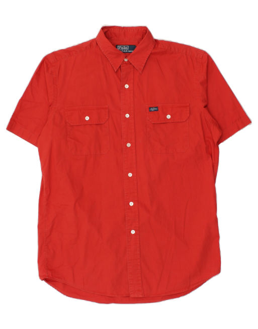 Vintage Polo Ralph Lauren Size M Short Sleeve Shirt in Red