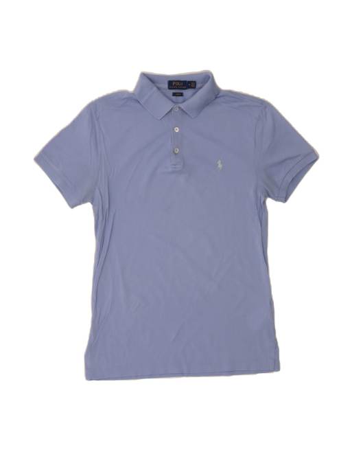 Vintage Polo Ralph Lauren Slim Fit Polo Shirt Medium In Blue
