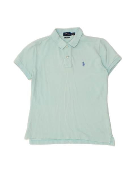Vintage Polo Ralph Lauren Slim Fit Polo Shirt Small In Blue - view 1