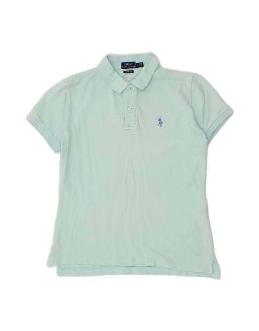 Vintage Polo Ralph Lauren Slim Fit Polo Shirt Small In Blue