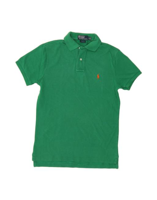 Vintage Polo Ralph Lauren Slim Fit Polo Shirt Small In Green