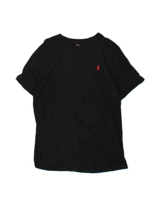 Vintage Polo Ralph Lauren T-shirt Top Medium In Black