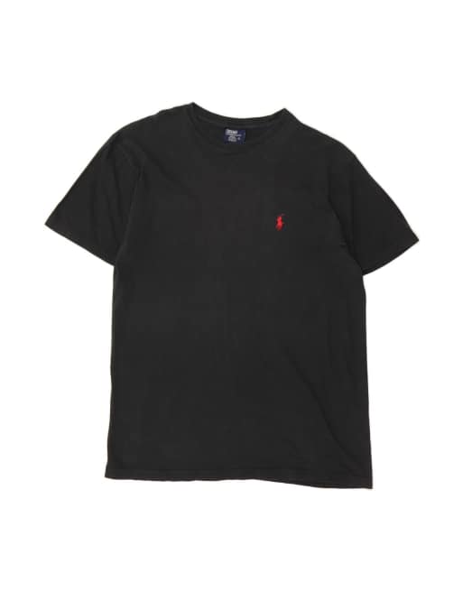 Vintage Polo Ralph Lauren T-shirt Top Small In Black