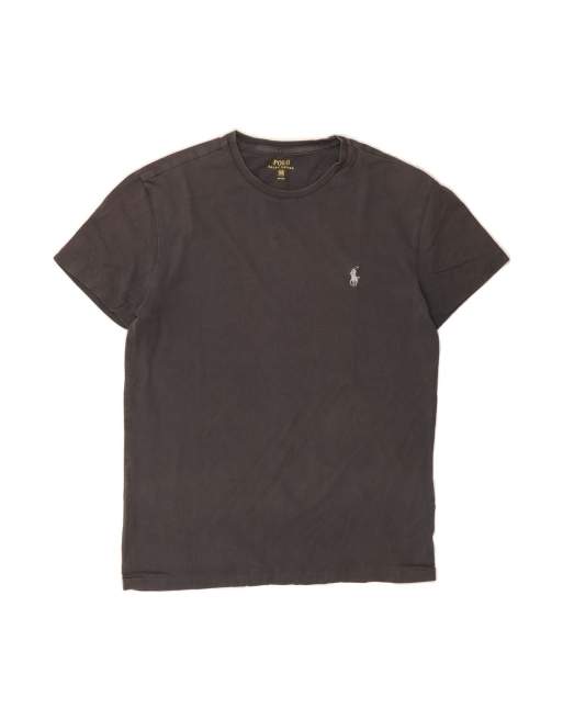 Vintage Polo Ralph Lauren T-shirt Top UK 6 XS In Grey