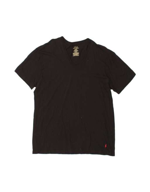 Vintage Polo Ralph Lauren T-shirt Top XL In Black