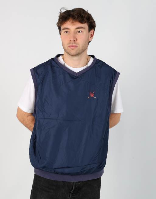 Vintage Polo Ralph Lauren xl gilet in navy blue