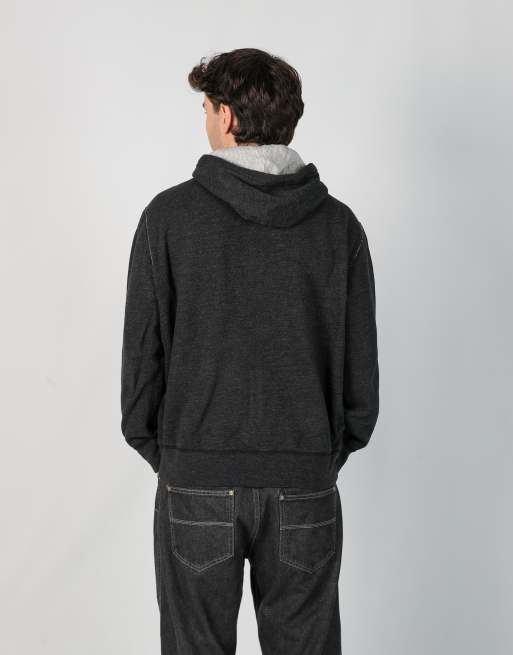 Vintage Polo Ralph Lauren xl hoodie in charcoal grey, 3 of 4