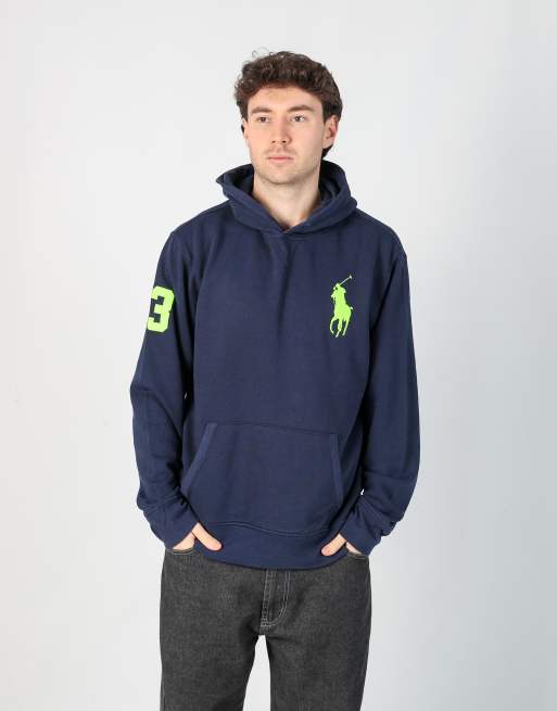 Vintage Polo Ralph Lauren xl hoodie in navy blue