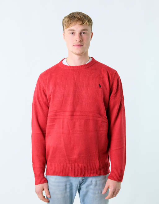 Vintage Polo Ralph Lauren XL Knit Sweatshirt Red