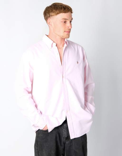 Vintage Polo Ralph Lauren xl long sleeve shirt baby pink