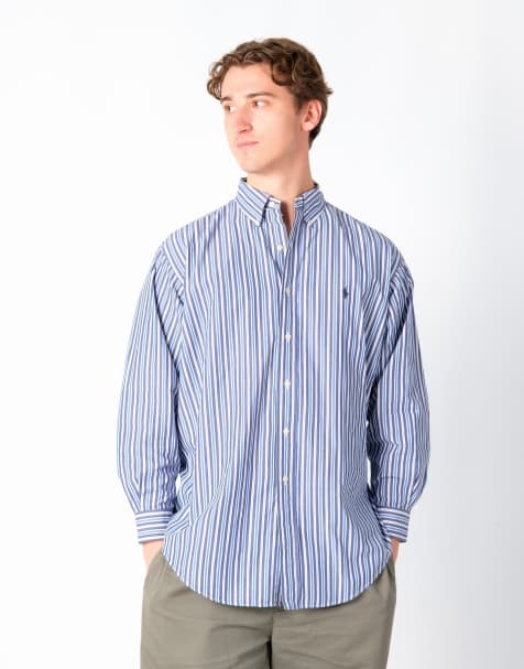 Vintage Polo Ralph Lauren XL Long Sleeve Shirt Blue - view 1