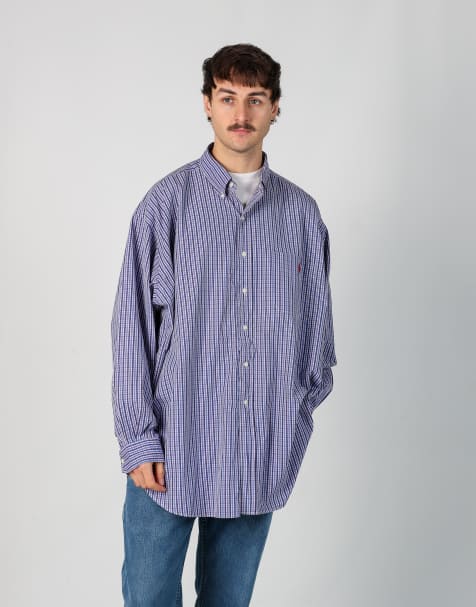 Vintage Polo Ralph Lauren xl long sleeve shirt in blue - view 1