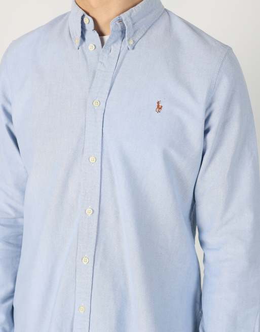 Vintage Polo Ralph Lauren xl long sleeve shirt in light blue, 4 of 4
