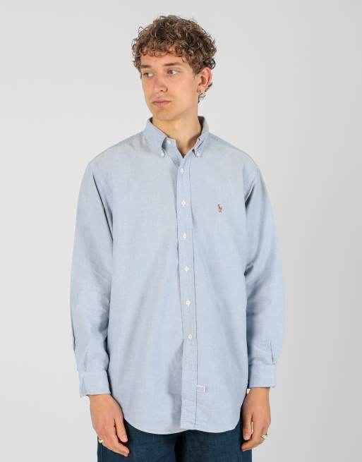 Vintage Polo Ralph Lauren xl long sleeve shirt in light blue, 1 of 4
