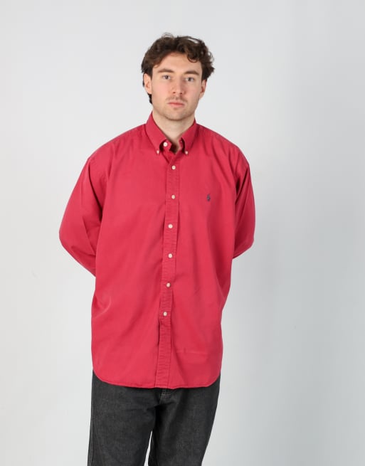 Vintage Polo Ralph Lauren xl long sleeve shirt in red