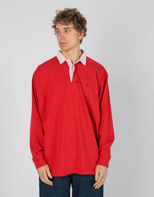 Vintage Polo Ralph Lauren xl long sleeve shirt in red, 1 of 4