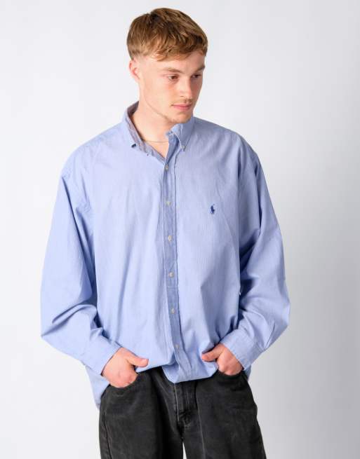 Vintage Polo Ralph Lauren xl long sleeve shirt light blue