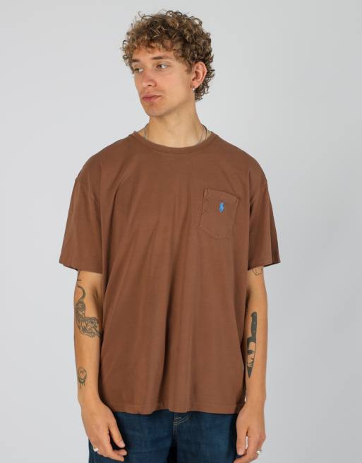 Vintage Polo Ralph Lauren xl t-shirt in brown