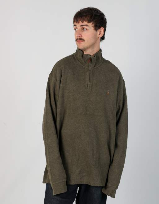 Vintage Polo Ralph Lauren xxl knit sweatshirt in dark green