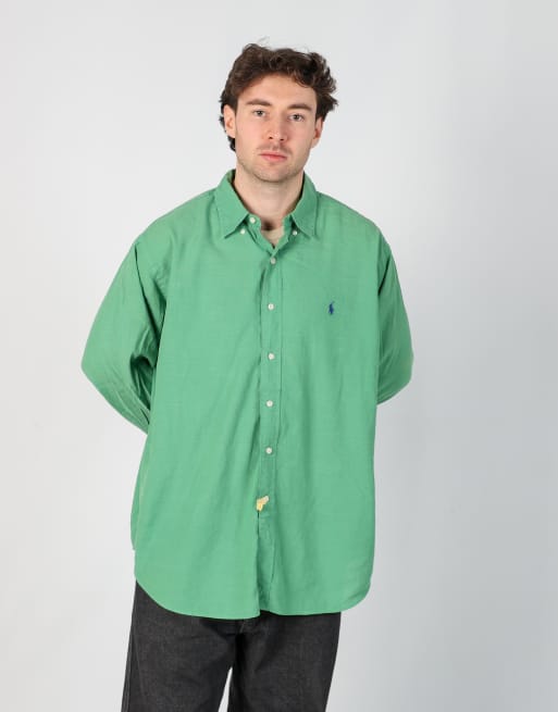 Vintage Polo Ralph Lauren xxl long sleeve shirt in light green