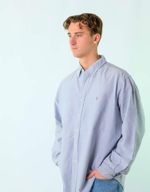 Vintage Polo Ralph Lauren XXL Long Sleeve Shirt Light Blue, 2 of 4