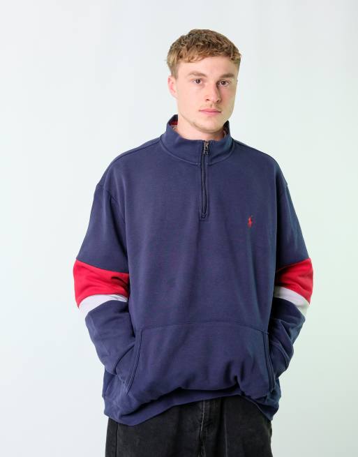 Vintage Polo Ralph Lauren XXL Sweatshirt Navy Blue