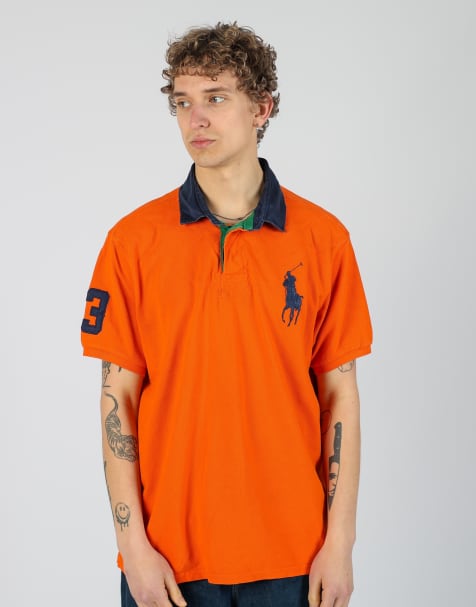 Vintage Polo Ralph Lauren xxl t-shirt in orange - view 1