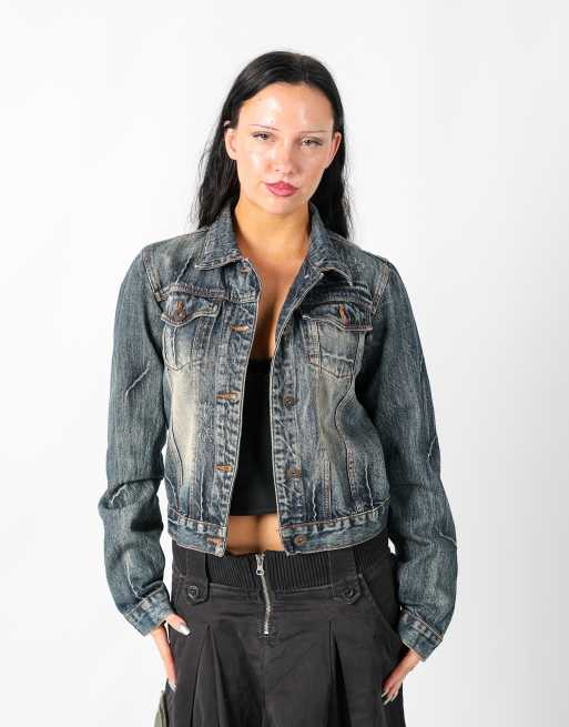 Vintage PowerMiss S denim jacket in blue