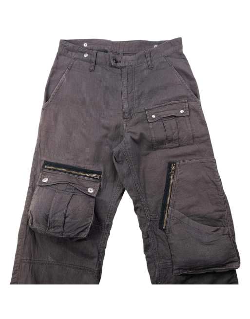 Vintage PPFM cargo trousers size w30 in brown, 4 of 4