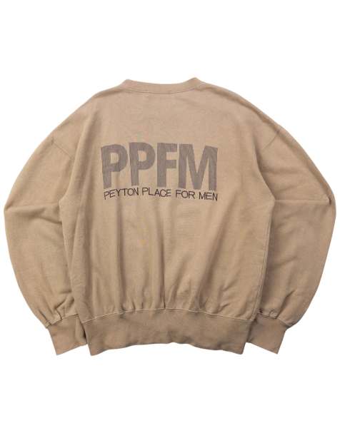 Vintage PPFM embroidered sweatshirt size s in beige - view 1