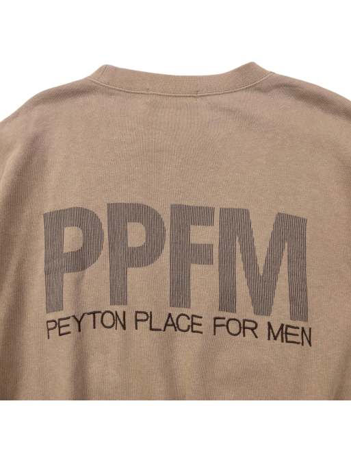 Vintage PPFM embroidered sweatshirt size s in beige, 4 of 4