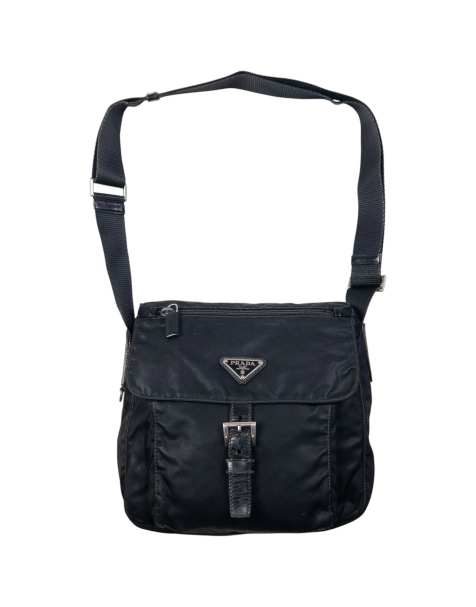 Vintage Prada crossbody bag in black - view 1