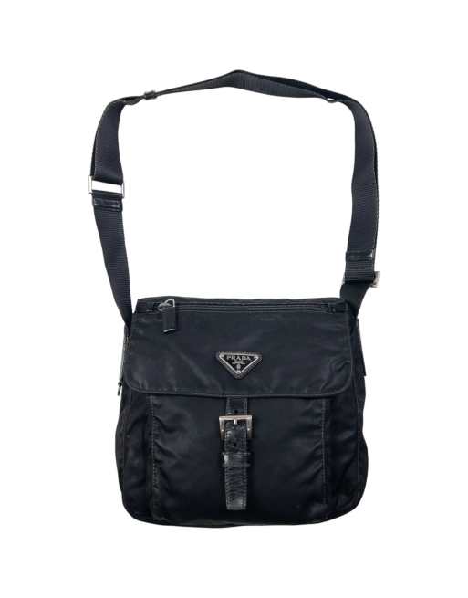 Vintage Prada crossbody bag in black
