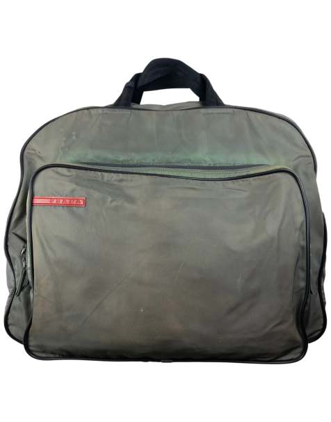 Vintage Prada Sport luggage bag in green - view 1