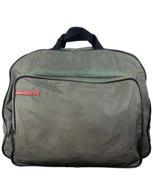 Vintage Prada Sport luggage bag in green