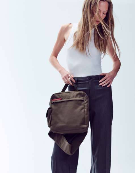 Vintage Prada Sport sling bag in khaki - view 1