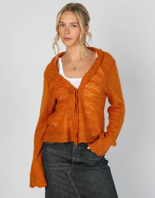 Vintage Programma M cardigan in orange