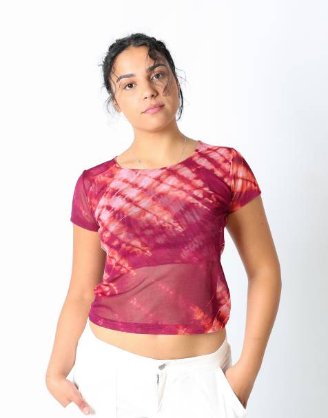 Vintage ProPoste M mesh top purple - view 1