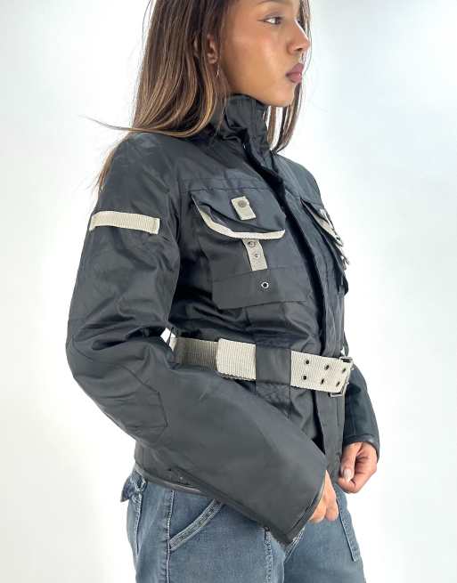 Vintage puffer jacket in black, 4 of 4