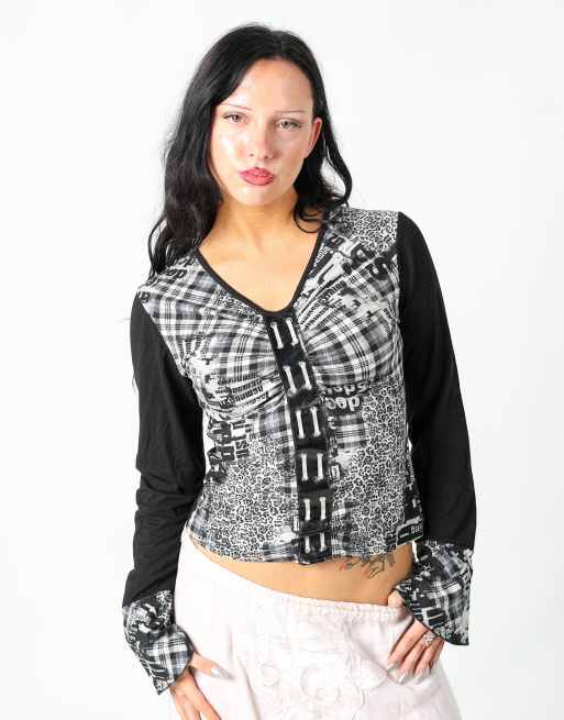 Vintage Pulsion S long sleeve top in black