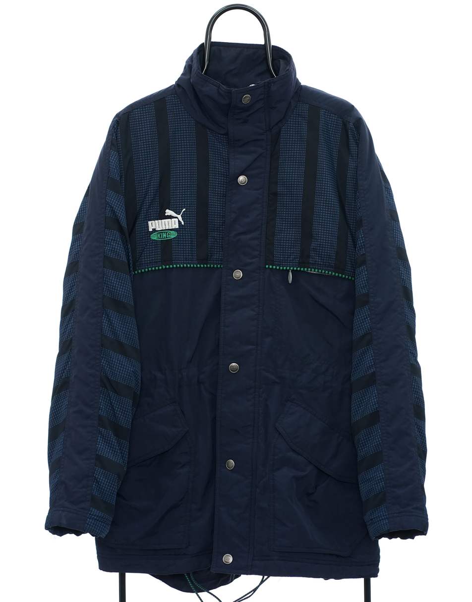 Vintage Puma King 90s Size L Coat In Navy