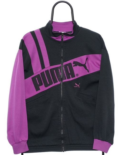 Vintage Puma size M tracksuit jacket in black