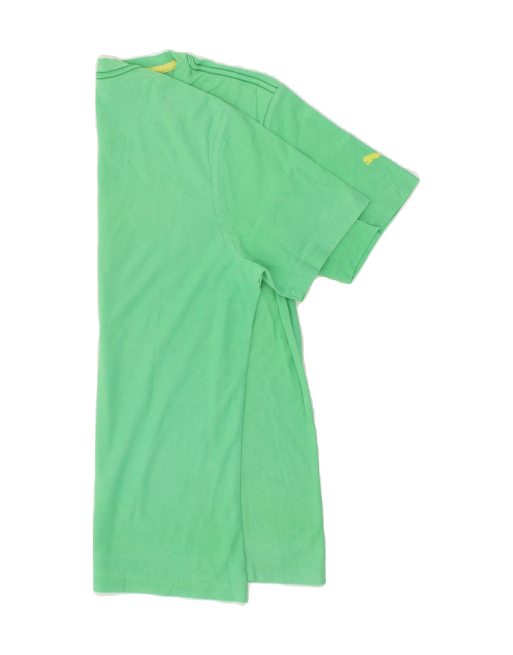 Vintage Puma Size S Graphic T-Shirt Top in Green, 3 of 4