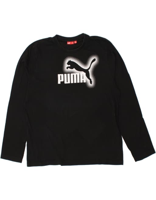 Felpa Puma X Vogue Con Cappuccio Cra wallonieShops Vintage Puma Size XL Graphic Top Long Sleeve in Black